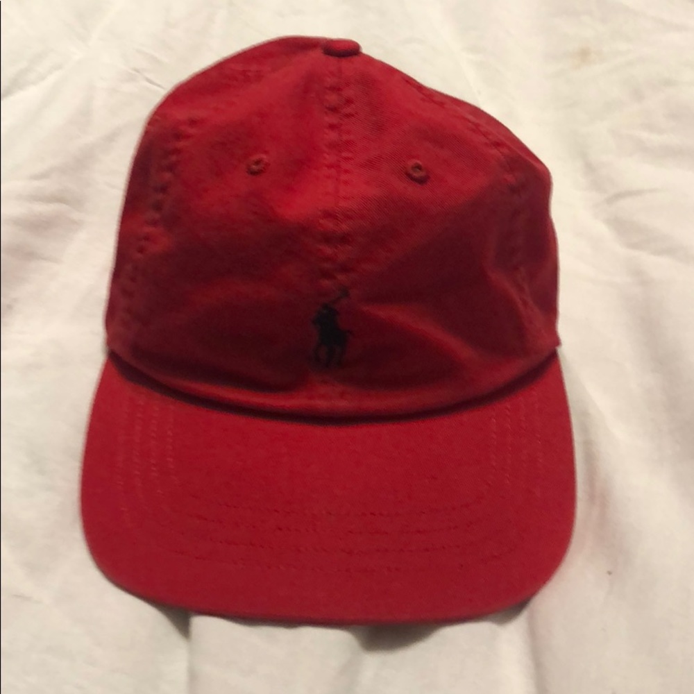 Polo hat like new red polo by Ralph Lauren